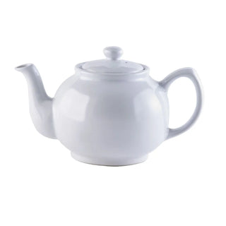 white tea pot