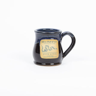  12-14 oz ceramic mug with OP logo