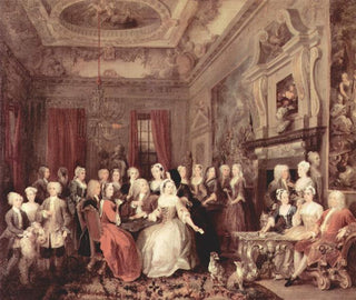 A painting of a group of people