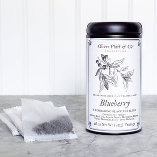 Blueberry Teabags Tea Tin