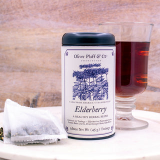 Elderberry Teabags Tea Tin